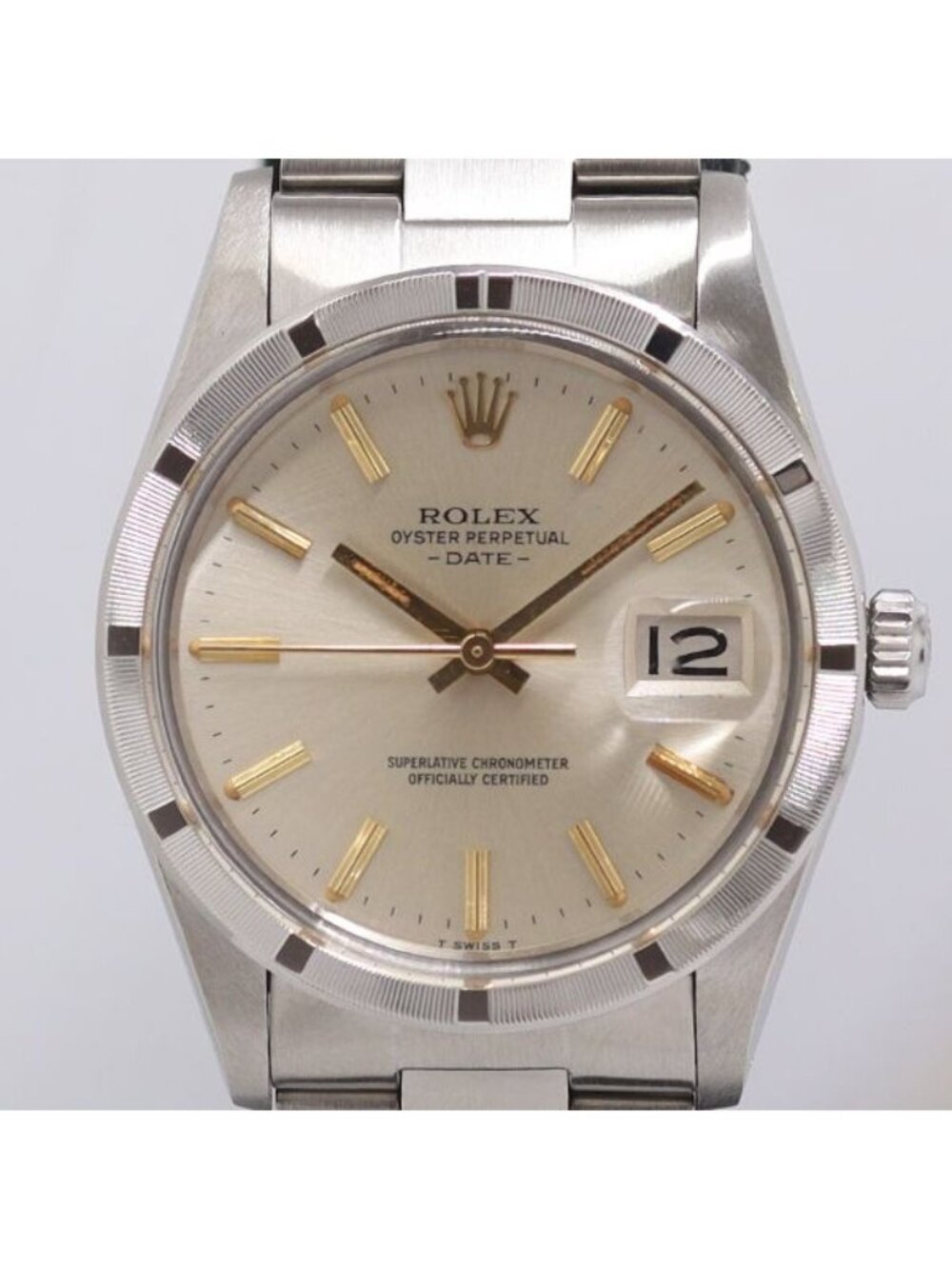 Rolex Oyster Perpetual Date Silver Dial Watch